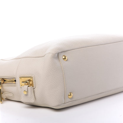 Prada Vitello Daino Top Handle Shoulder Bag Talco 11 of 12
