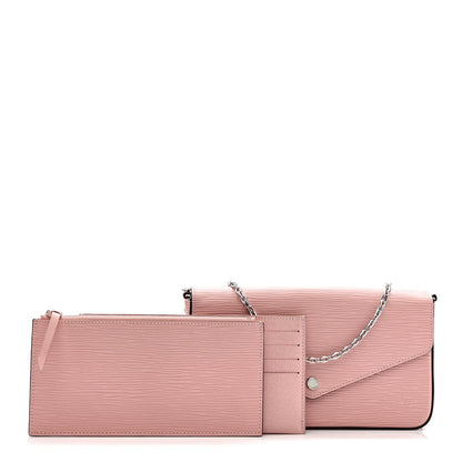 Louis Vuitton Epi Pochette Felicie Rose Ballerine 2 of 13