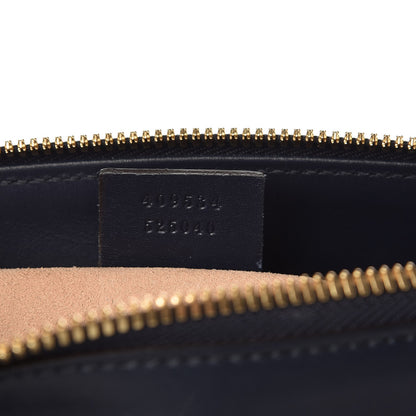 Gucci GG Supreme Monogram Small Zip Top Tote Beige Blue 8 of 10