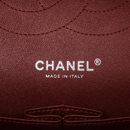 Chanel Patent Quilted Jumbo Double Flap Dark Red 6 of 11