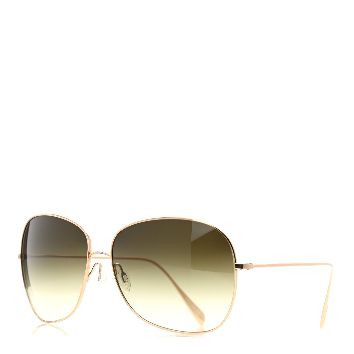 Titanium Elsie Aviator Sunglasses Gold