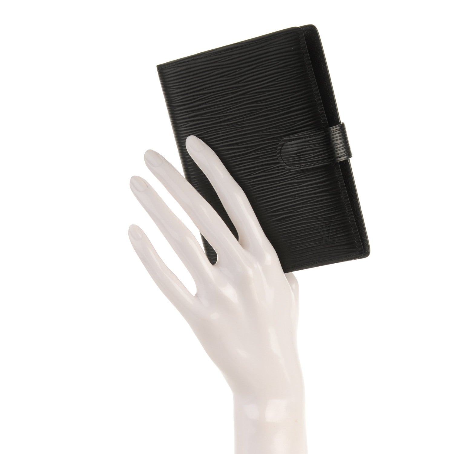 Louis Vuitton Epi Small Ring Agenda Cover Black 2 of 6