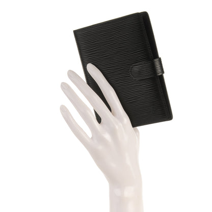 Louis Vuitton Epi Small Ring Agenda Cover Black 2 of 6