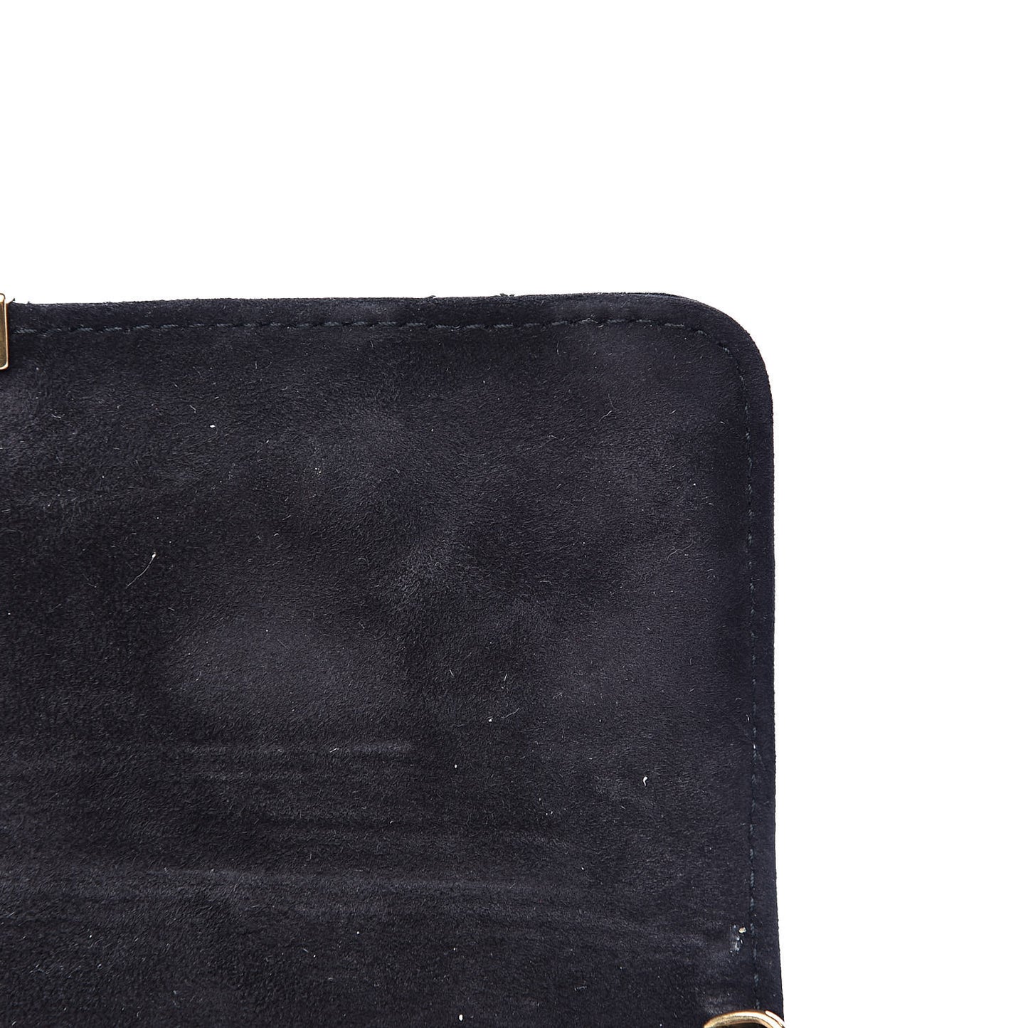 Lambskin Cannage Dioraddict Wallet on Chain Clutch Black