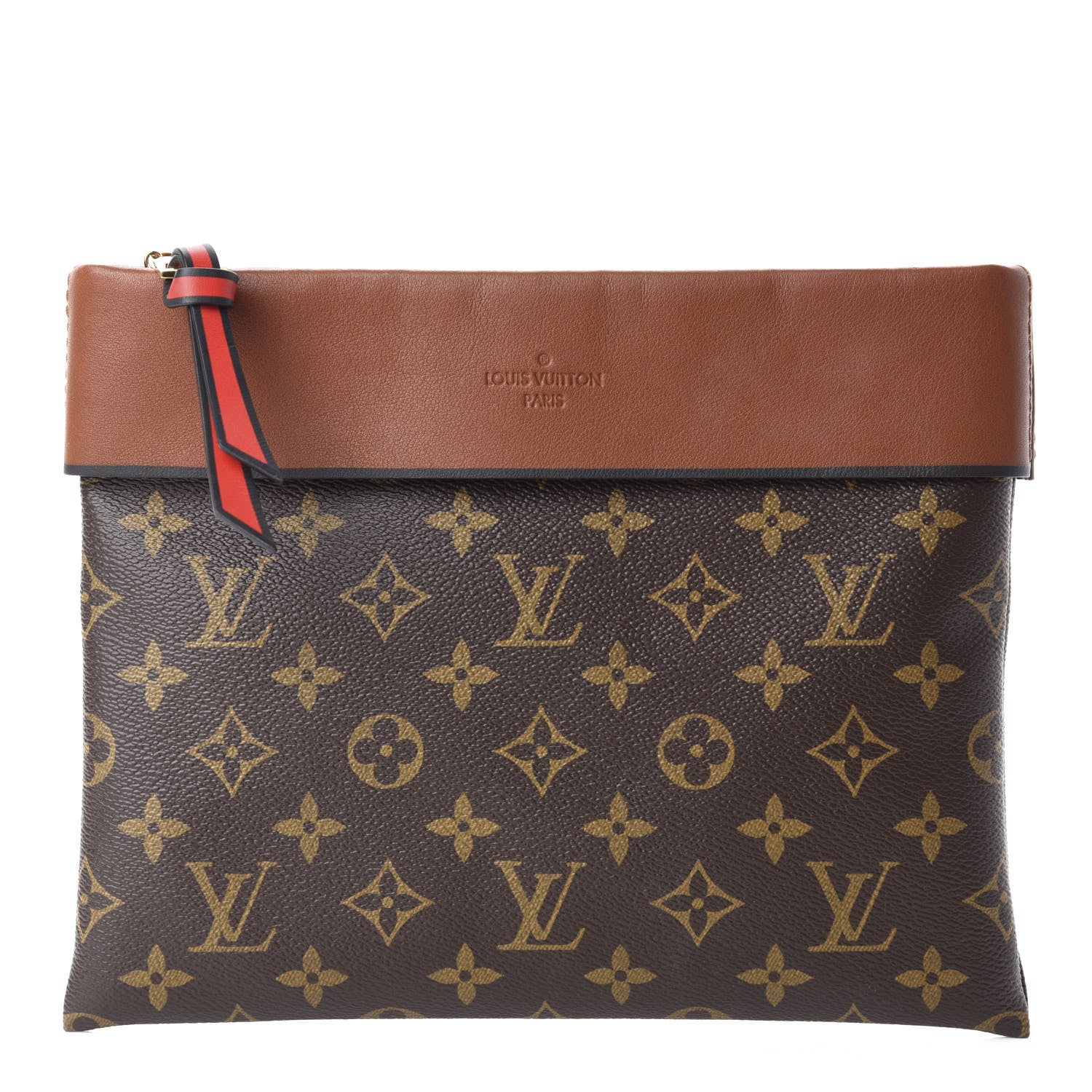 Louis Vuitton Monogram Tuileries Pochette Caramel 1 of 7