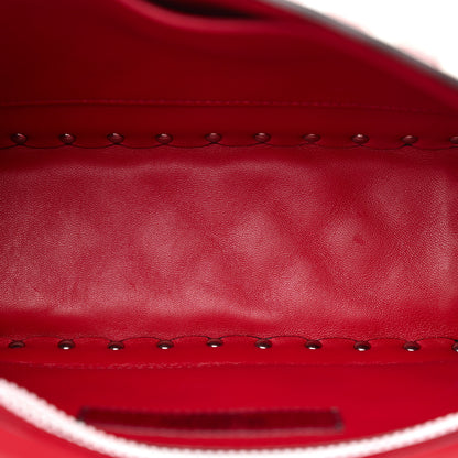 Valentino Garavani Lambskin Medium Free Rockstud Spike Shoulder Bag Rosso Valentino 5 of 12
