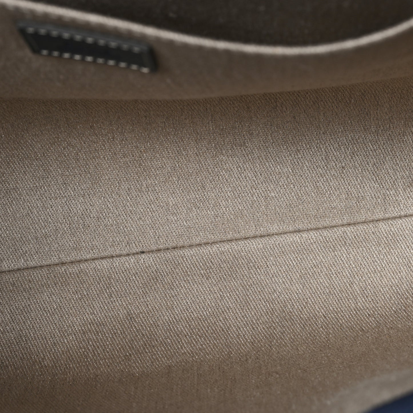 Suede Calfskin Medium Woody Ribbon Tote Navy