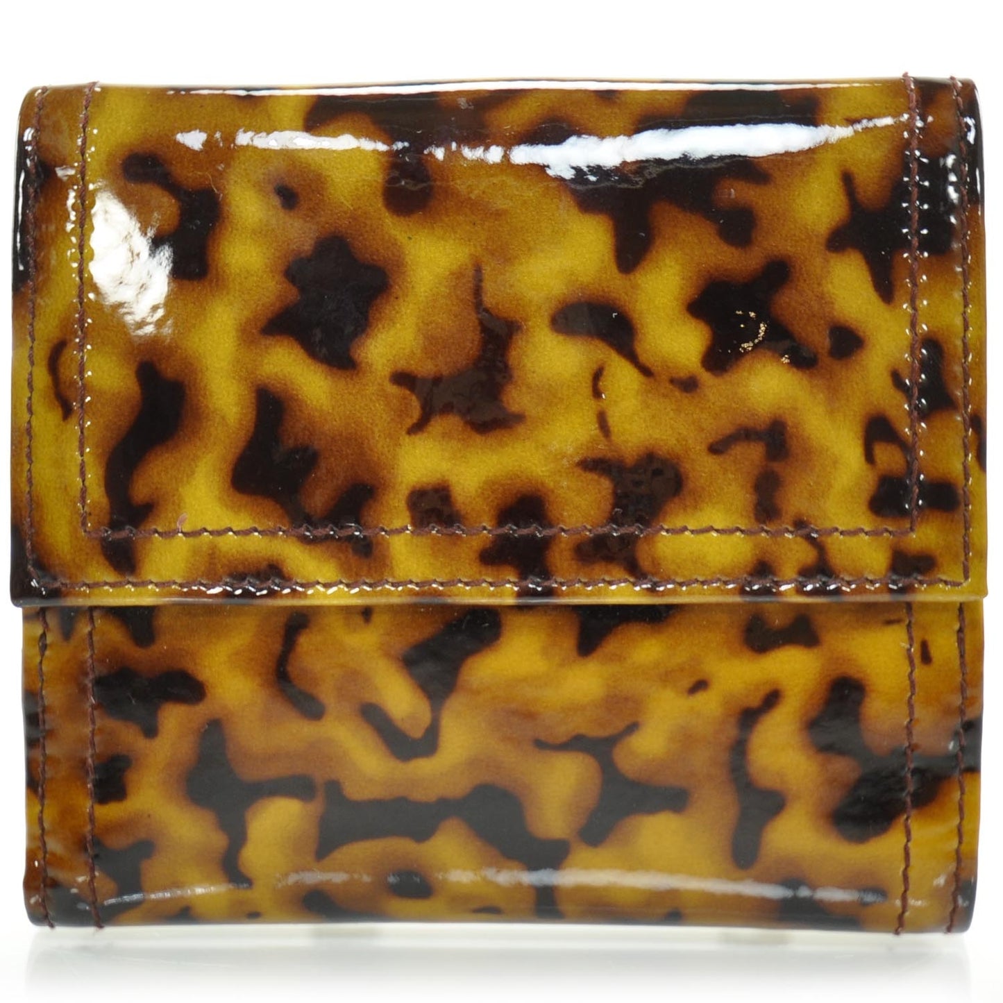 Patent Tortoise Compact Hysteria Wallet
