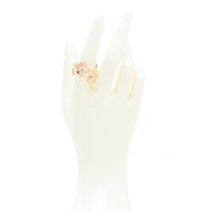 Cartier 18K Pink Gold Diamond Caresse D'Orchidees Par Cartier Ring 54 7 2 of 7