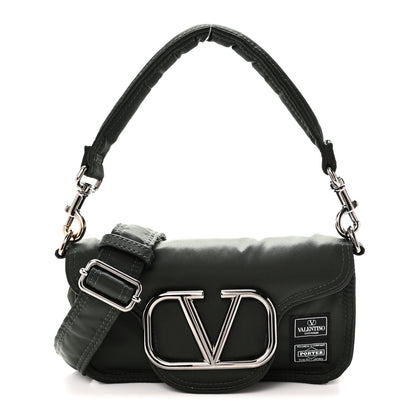 Valentino Garavani X PORTER Technical Fabric Vlogo Loco Small Crossbody Bag Khaki 1 of 10