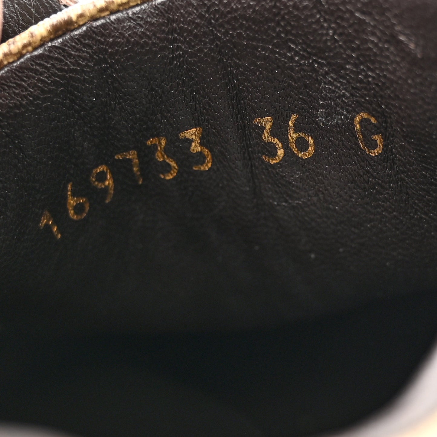 GG Monogram Web Womens Script Sneakers 36 Brown