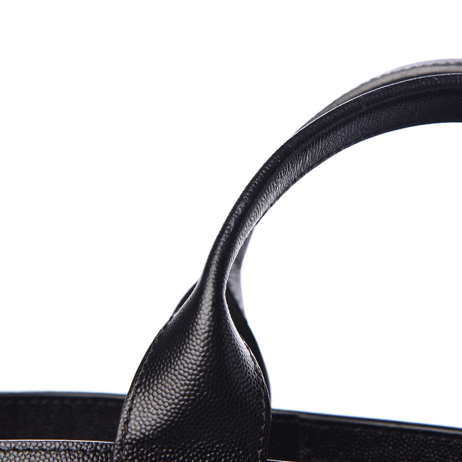 Chanel Caviar Extra Large Studded Deauville Tote Black 12 of 13