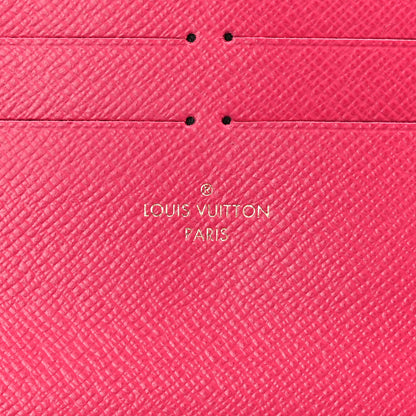 Louis Vuitton Calfskin Felicie Card Holder Insert Hot Pink 6 of 6