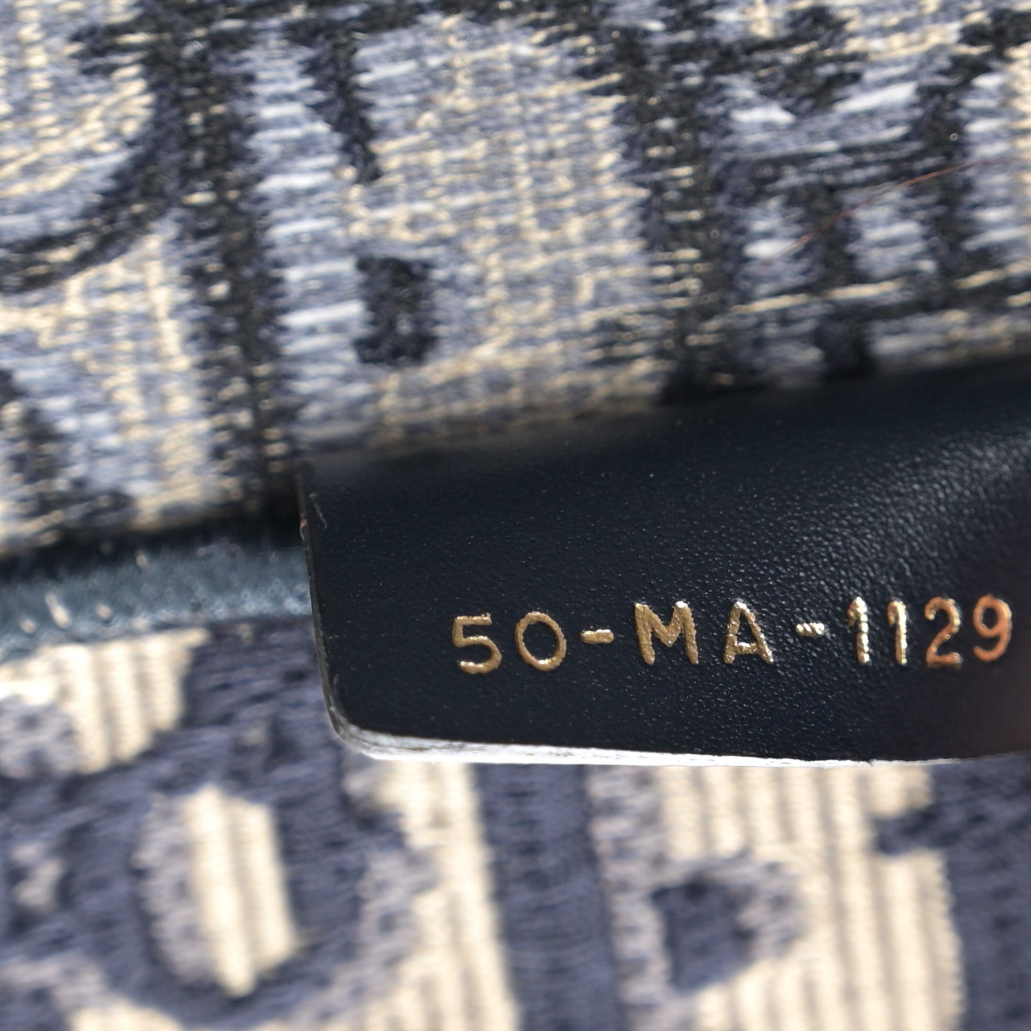 Christian Dior Oblique Medium Book Tote Blue Multicolor 7 of 13