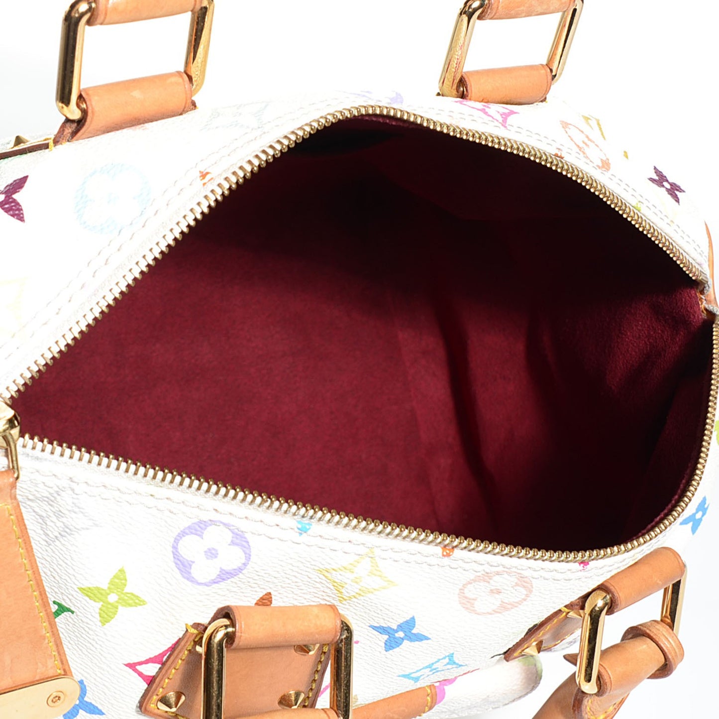 Monogram Multicolor Speedy 30 White