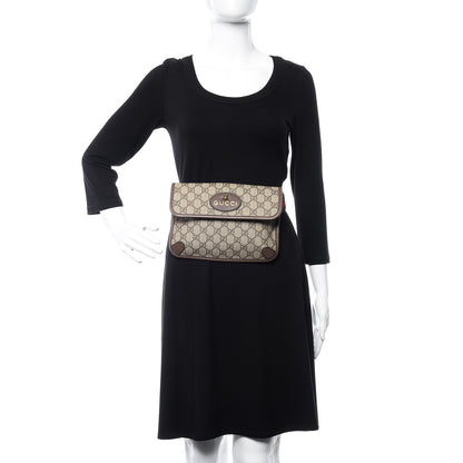 Gucci GG Supreme Monogram Neo Vintage Web Belt Bag Brown 2 of 8