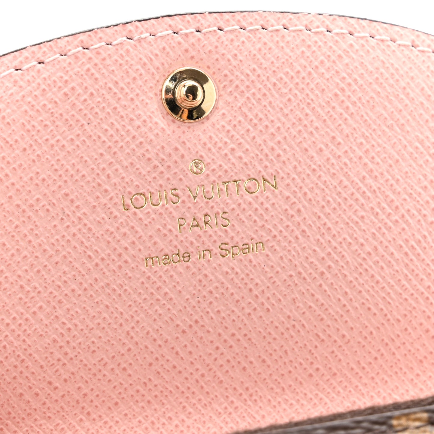 Monogram Rosalie Coin Purse Rose Ballerine