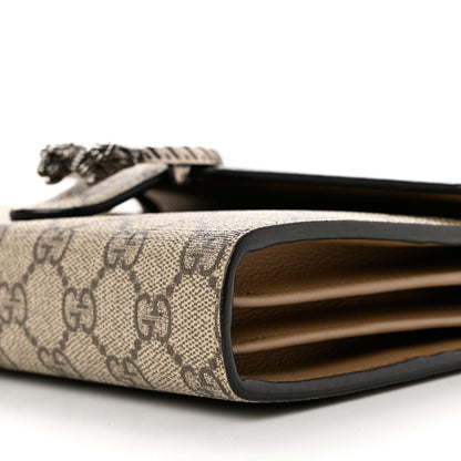 Gucci GG Supreme Monogram Mini Dionysus Chain Wallet Beige Taupe 9 of 10