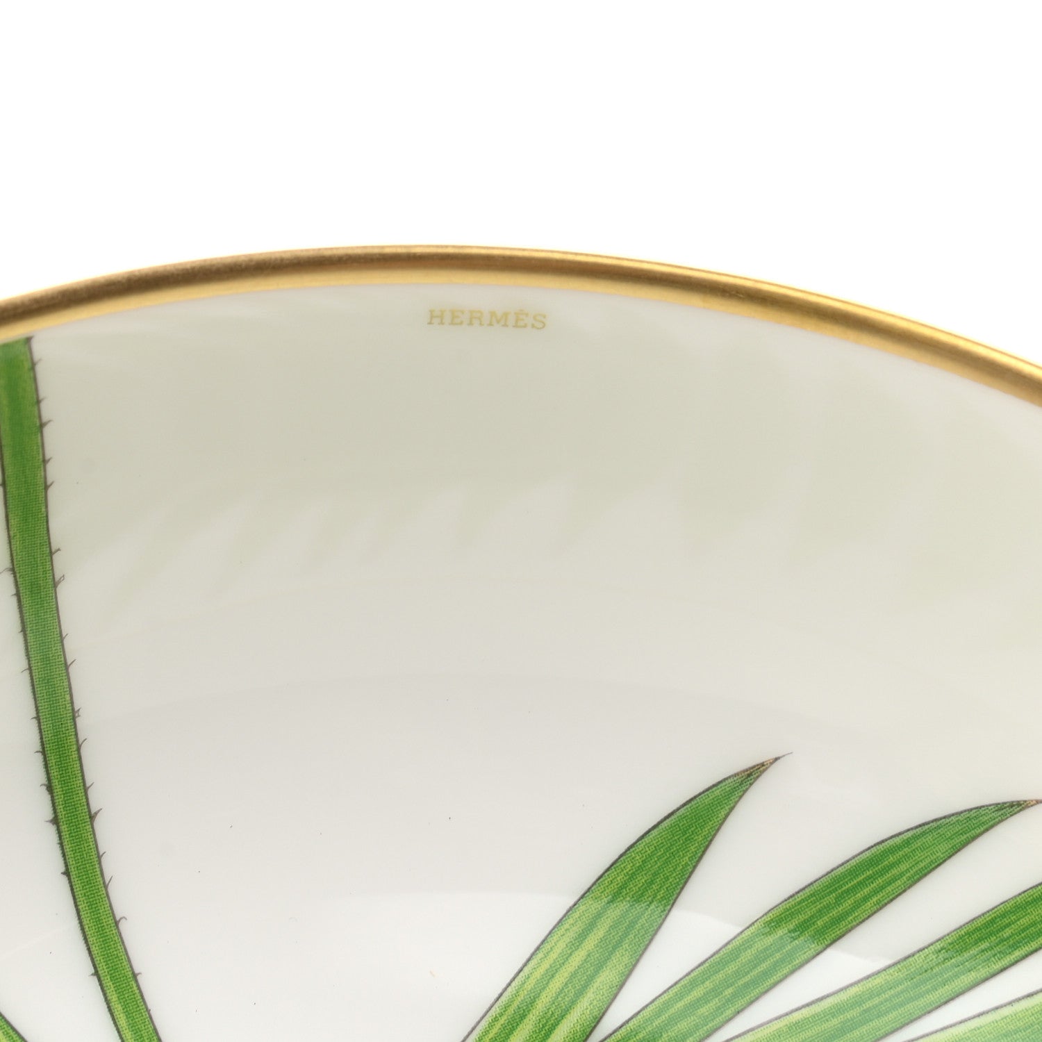 Hermes Porcelain Passifolia Cereal Bowl Set of 2 6 of 8