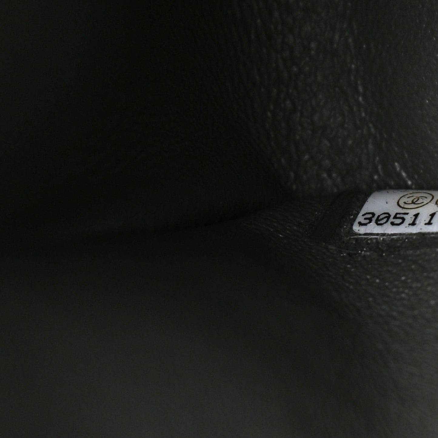 Caviar Chevron Quilted Medium Double Flap Dark Grey