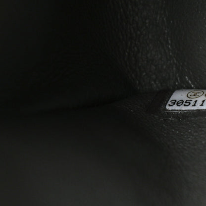 Chanel Caviar Chevron Quilted Medium Double Flap Dark Grey 7 of 10