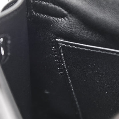 Hermes Swift Kelly Pochette Clutch Black 7 of 11