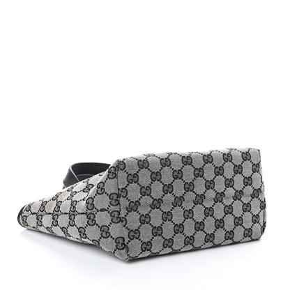 Gucci Monogram Small Jolicoeur Tote Navy 3 of 8