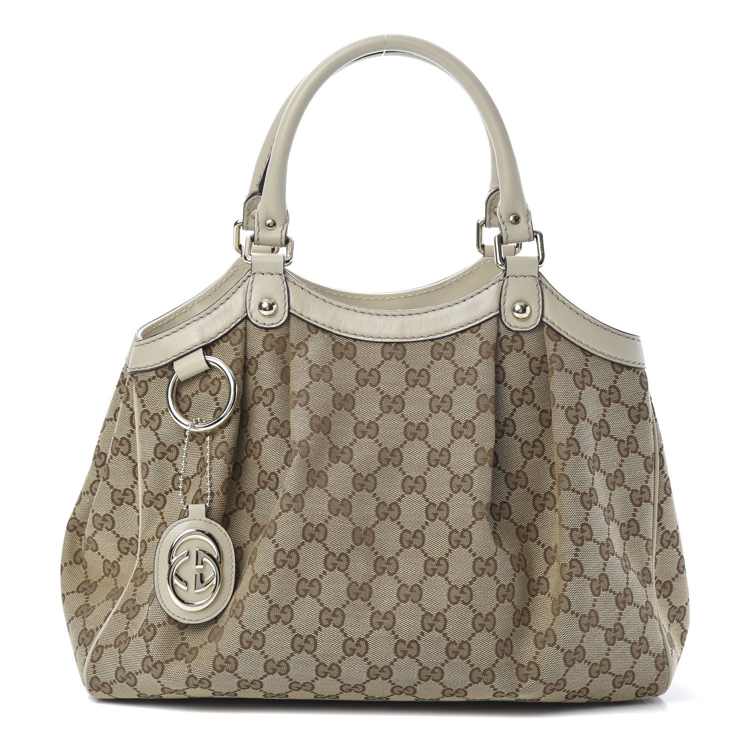 Gucci Monogram Medium Sukey Tote Off White 1 of 12