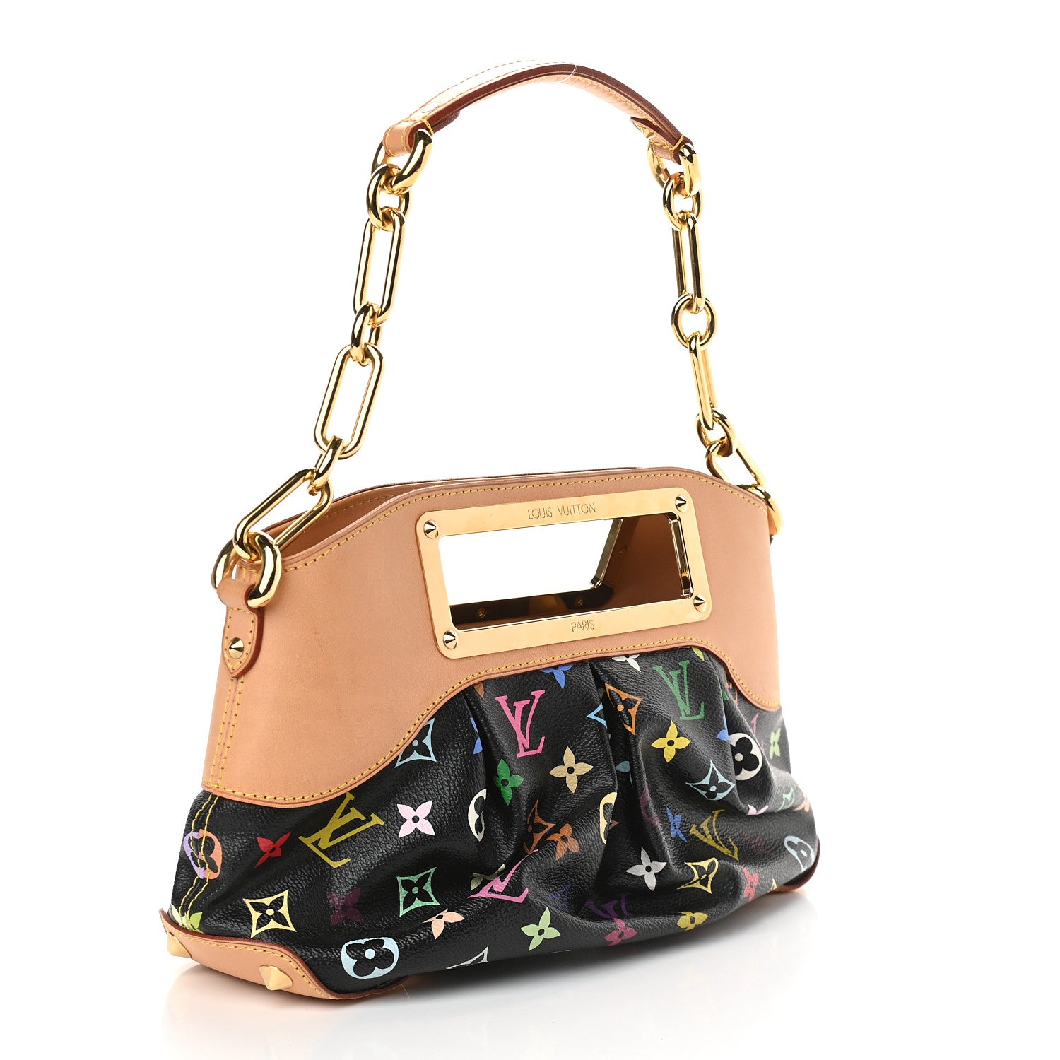 Louis Vuitton Monogram Multicolor Judy PM Black 2 of 8