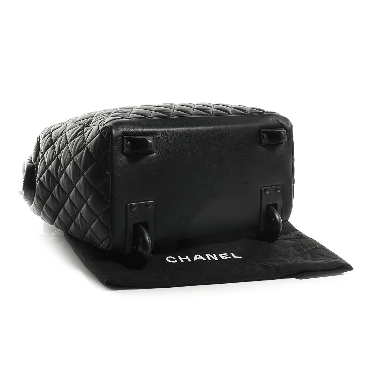 Quilted Lambskin Coco Cocoon Trolley Black