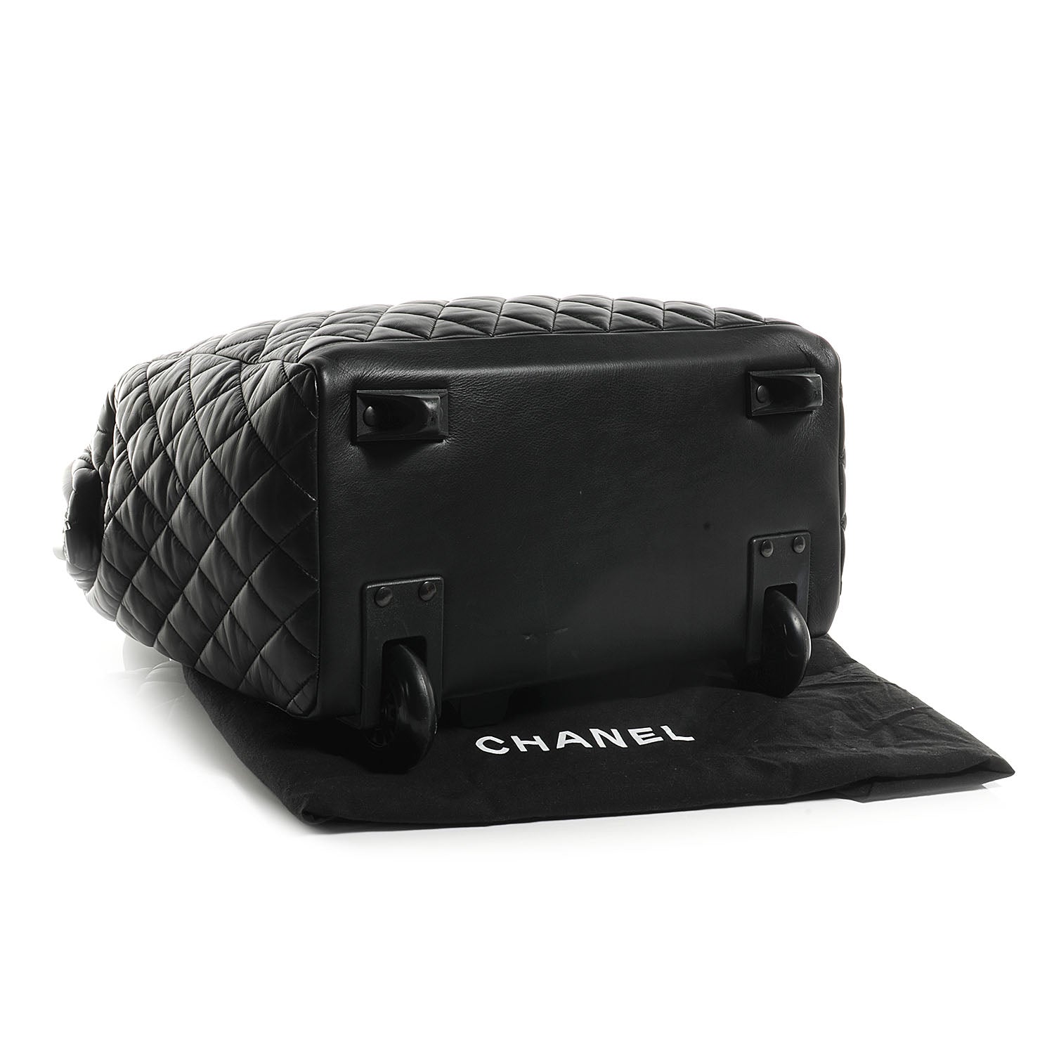 Chanel Quilted Lambskin Coco Cocoon Trolley Black 4 of 7