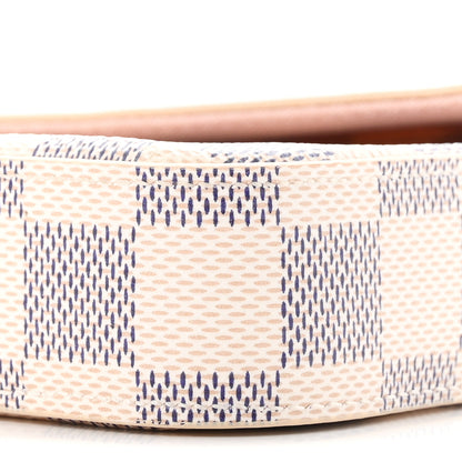 Louis Vuitton Damier Azur Pochette Felicie Chain Wallet Rose Ballerine 9 of 10