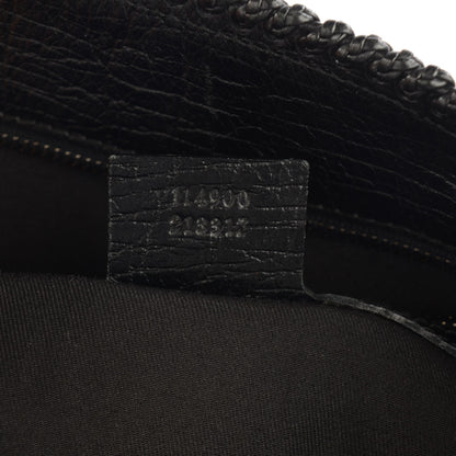 Gucci Monogram Large Horsebit Chain Hobo Black 7 of 7
