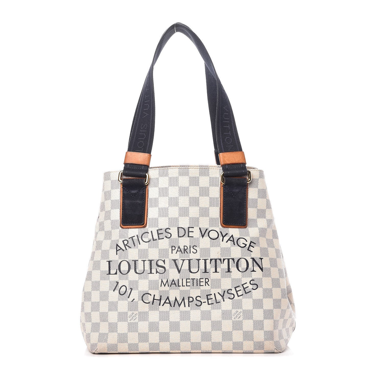 Damier Azur Beach Cabas PM