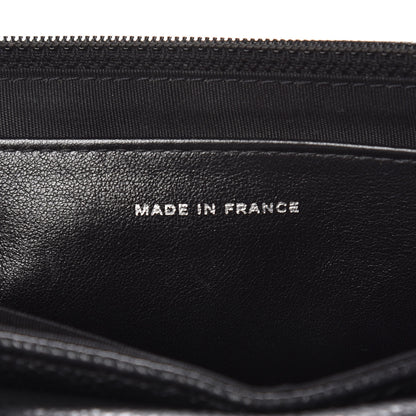 Chanel Caviar Half Moon Wallet On Chain WOC Black 7 of 14