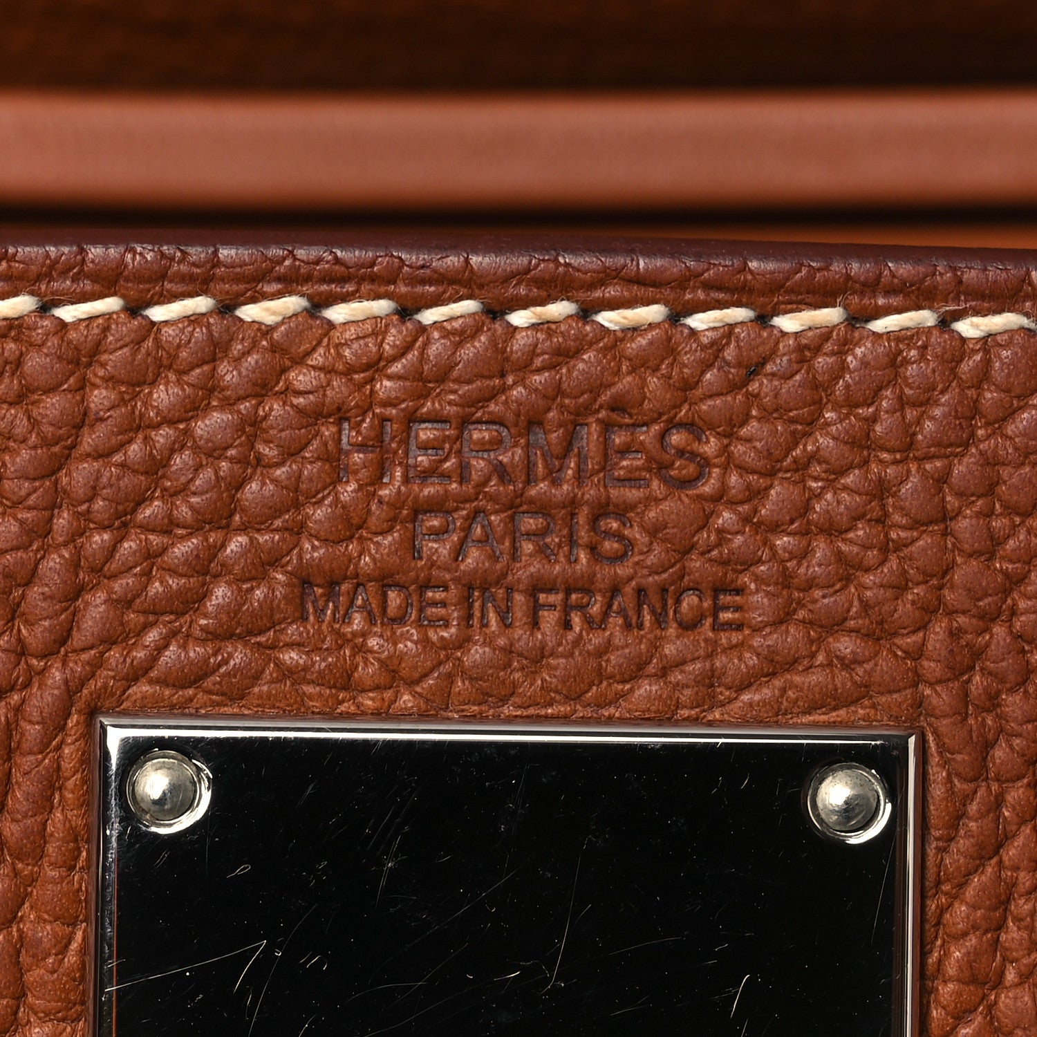 Hermes Natural Barenia Faubourg Hac A Dos PM Backpack Fauve 6 of 15