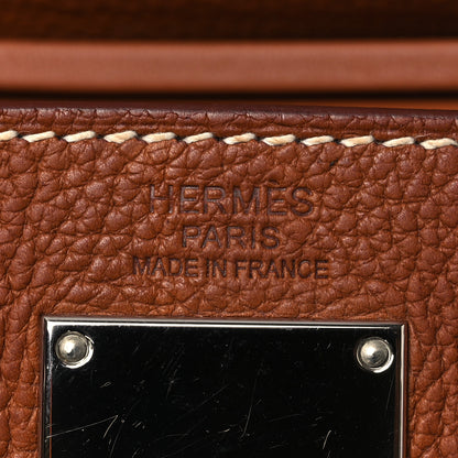 Hermes Natural Barenia Faubourg Hac A Dos PM Backpack Fauve 6 of 15