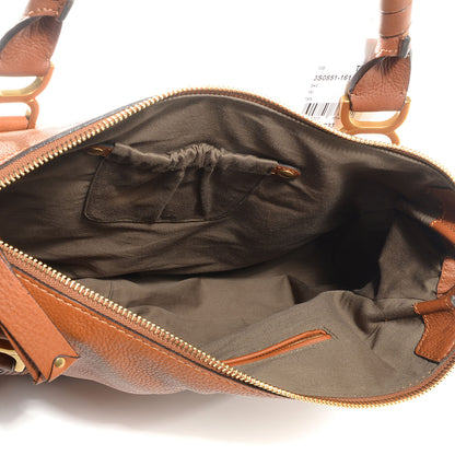 Chloe Calfskin Large Marcie Satchel Tan 5 of 10