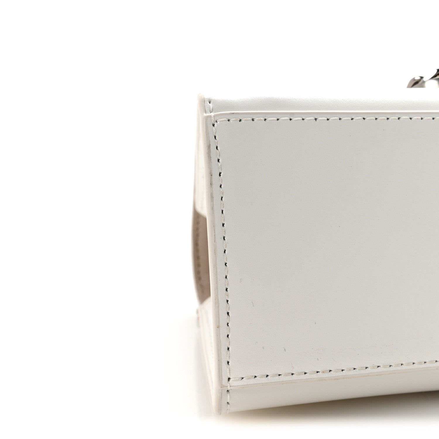 Marc Jacobs Calfskin The St Marc Mini Top Handle Bag White 8 of 9