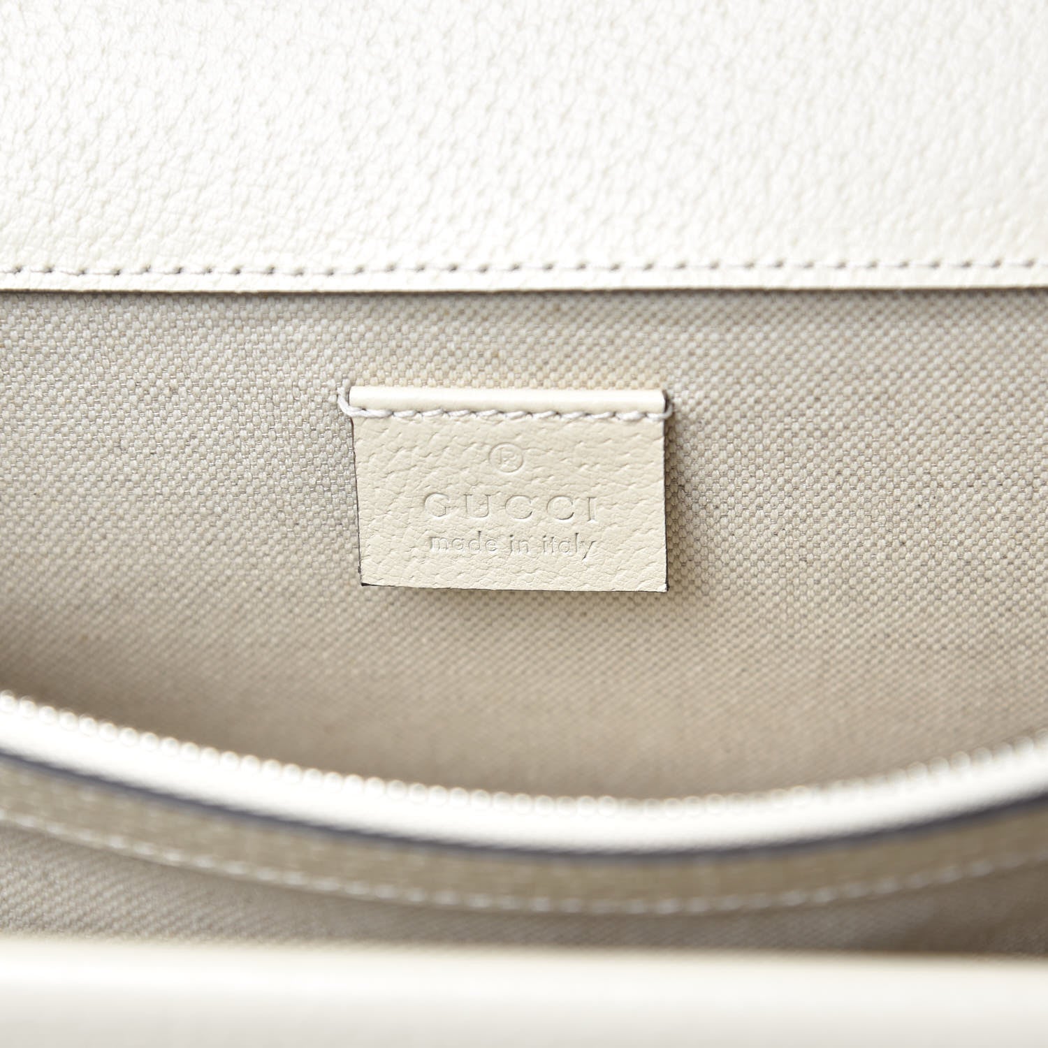 Gucci Textured Calfskin Crystal Small Dionysus Shoulder Bag Mystic White 6 of 10