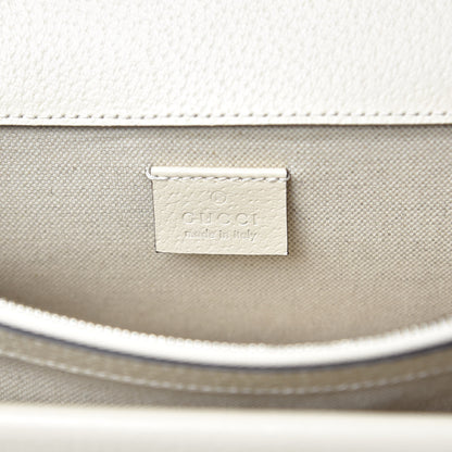 Gucci Textured Calfskin Crystal Small Dionysus Shoulder Bag Mystic White 6 of 10