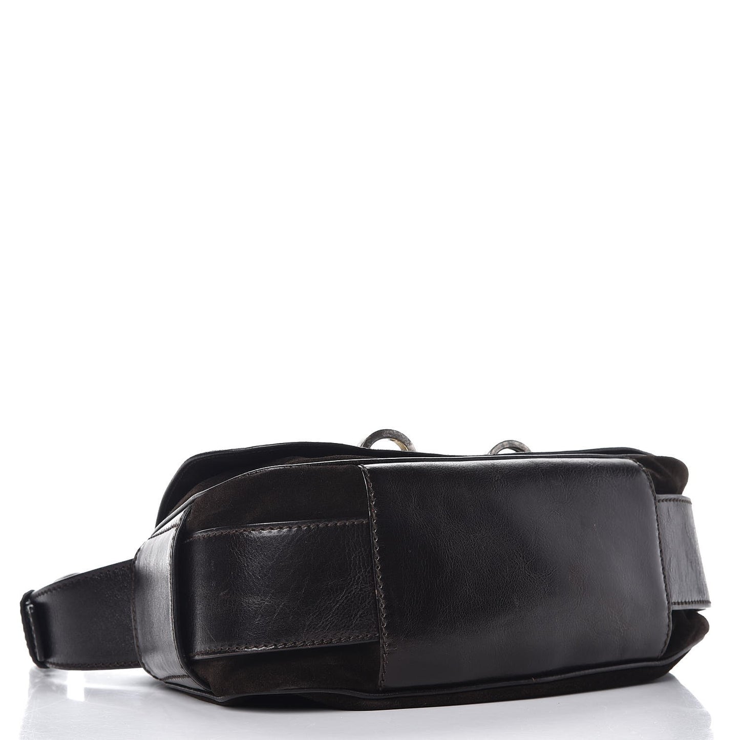 Suede Rive Gauche Flap Brown