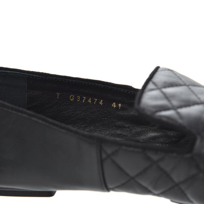 Chanel Lambskin Quilted Cap Toe Slipper With Pouch 41 Black 8 of 10