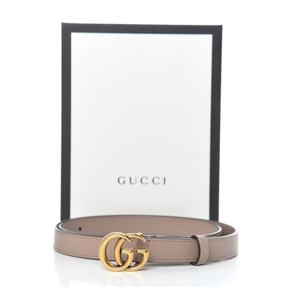 Gucci Calfskin Double G 20mm Belt 90 36 Porcelain Rose 7 of 7