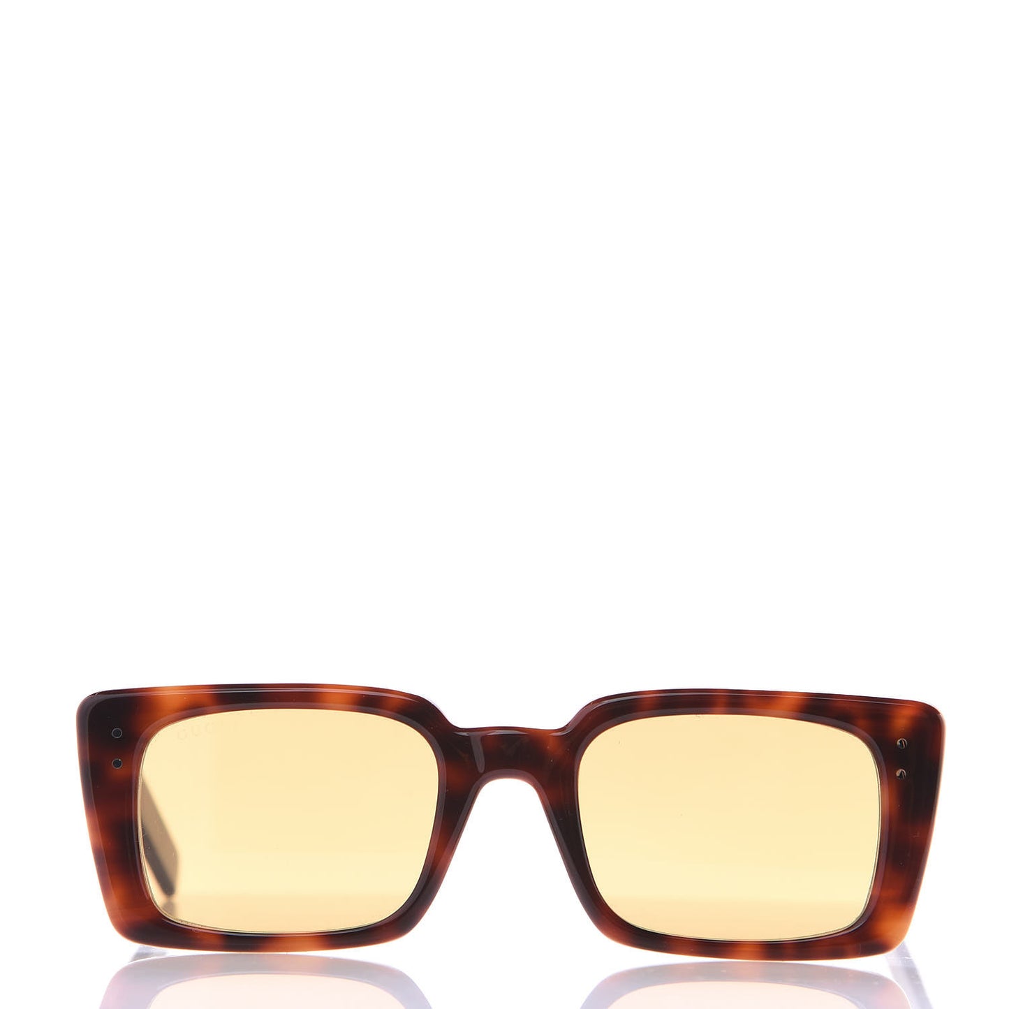 Acetate Rectangular Frame Sunglasses GG0539S Havana