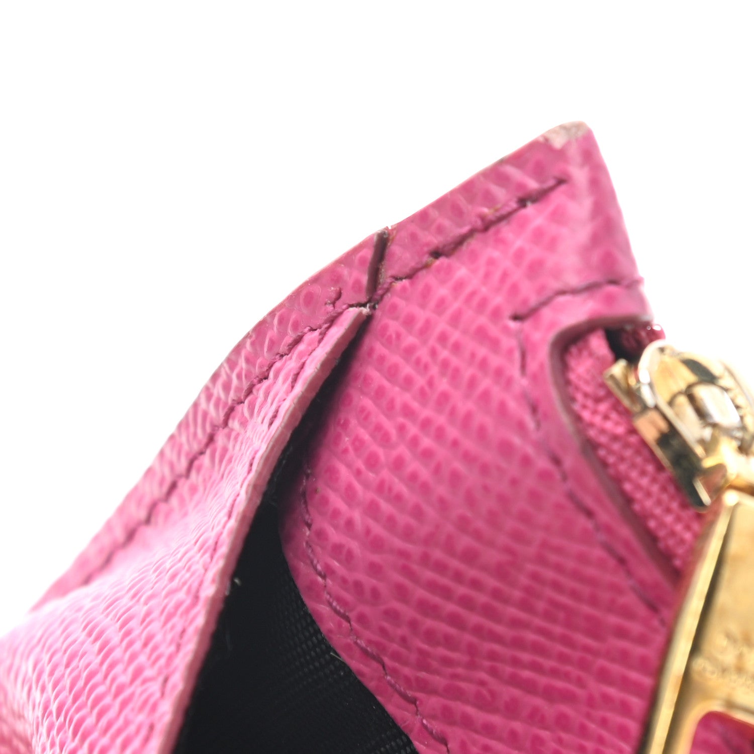 Dolce & Gabbana Dauphine Embellished Logo Zip Card Holder Pink 9 of 9
