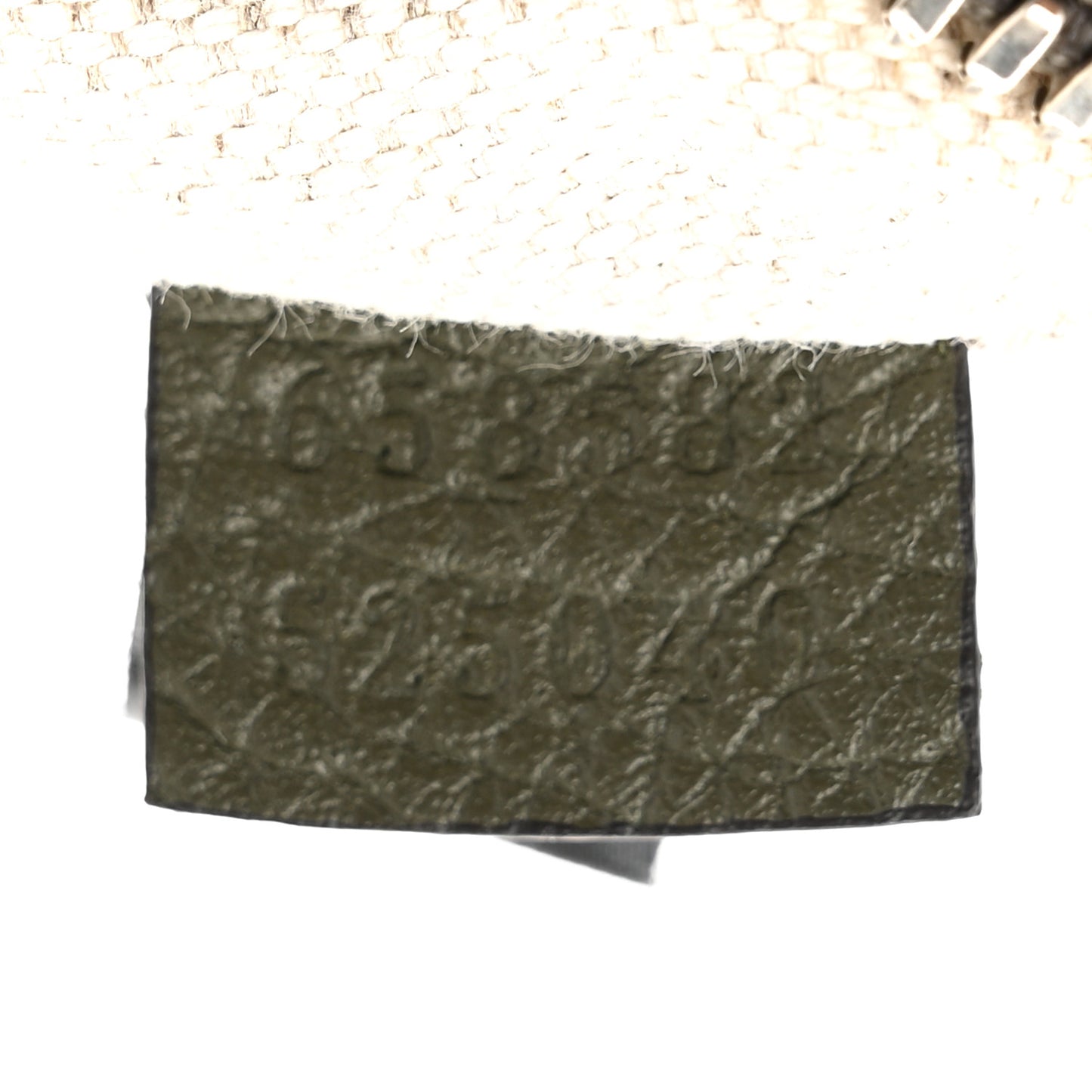 Piuma Calfskin Jumbo GG Embossed Small Belt Bag Dark Green