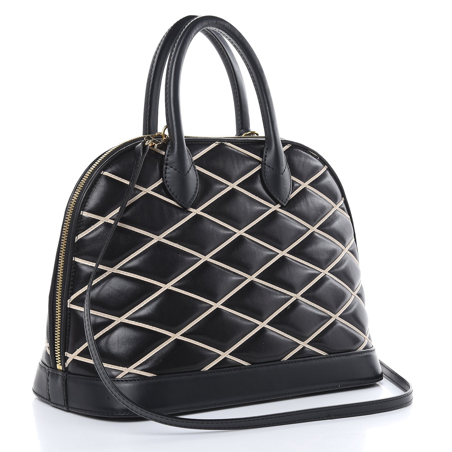 Lambskin Malletage Alma PM Black