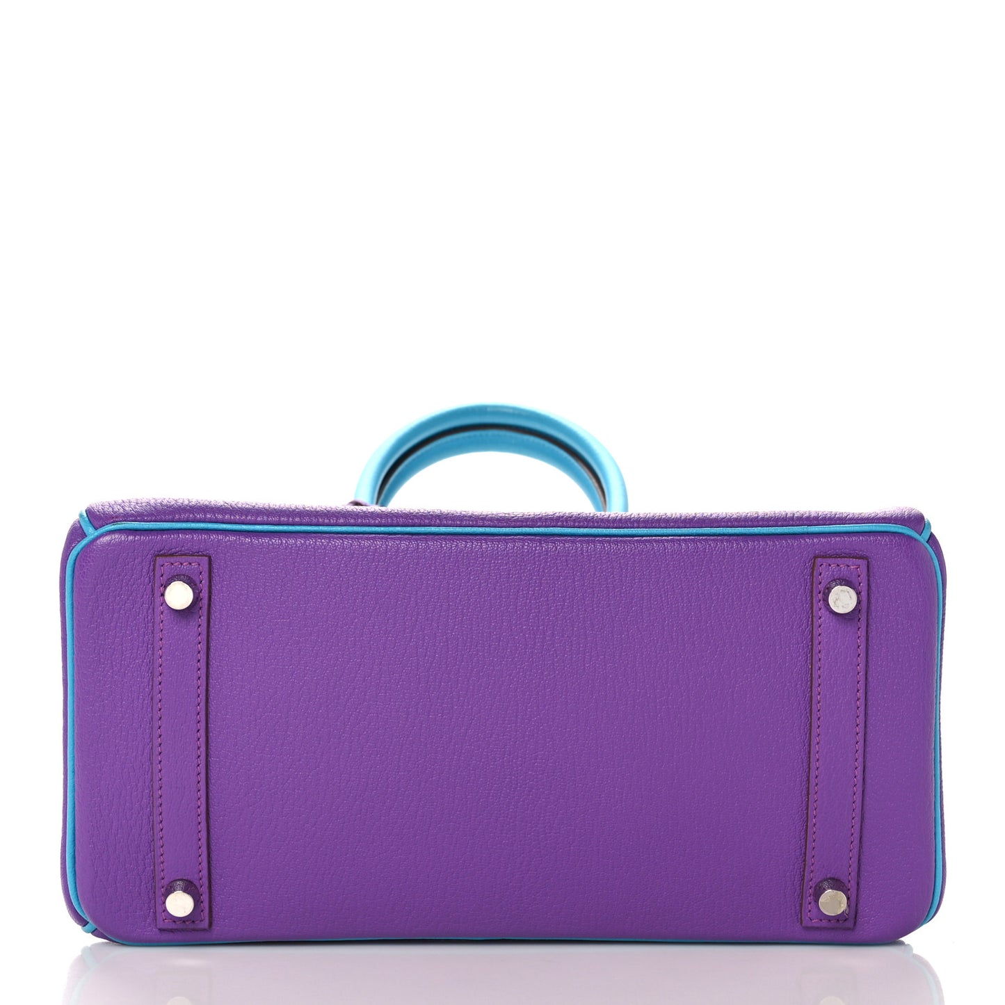 Chevre Horseshoe Birkin 30 Parme Bleu Aztec