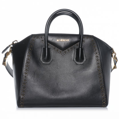 Givenchy Calfskin Medium Studded Antigona Black 1 of 8